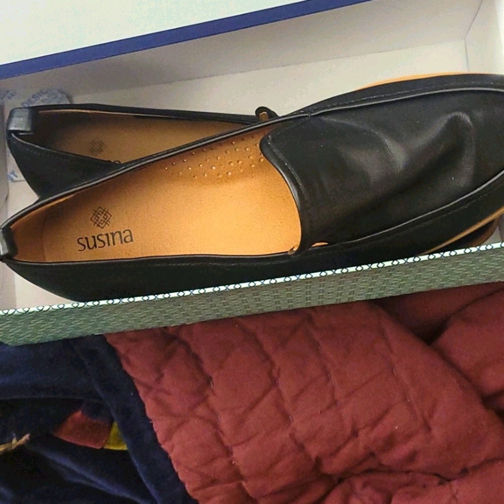 Black Susana flats shoes